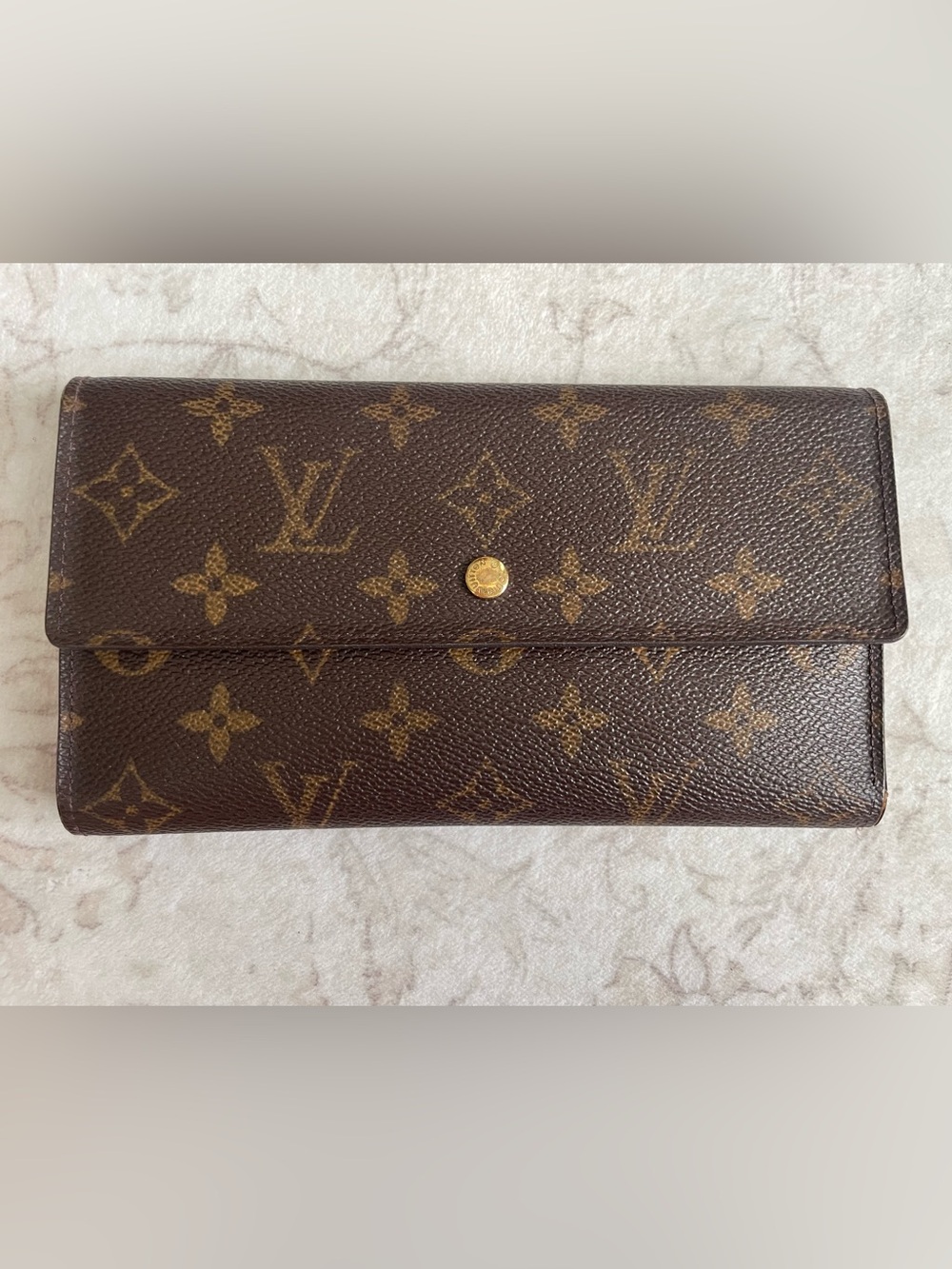 Louis Vuitton Monogram Porte Tresor International Long Wallet - with COA